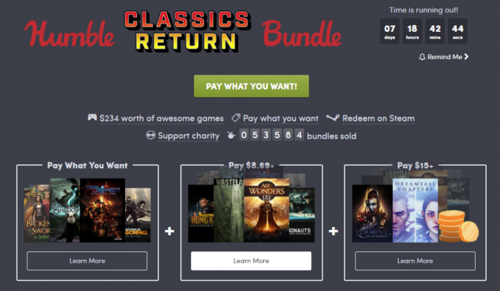 Humble Classics Return Bundle