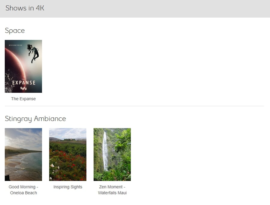 Aktuální 4K nabídka