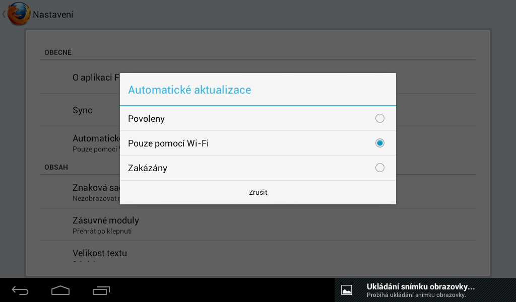 Mozilla Firefox pro Android