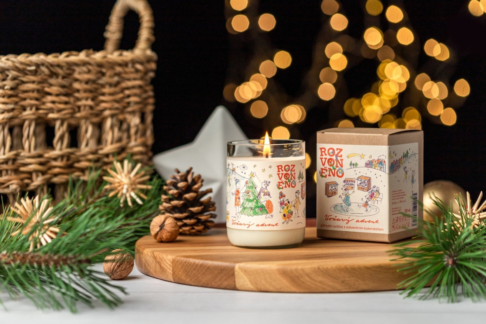 Svíčka Voňavý advent od Rozvoněno