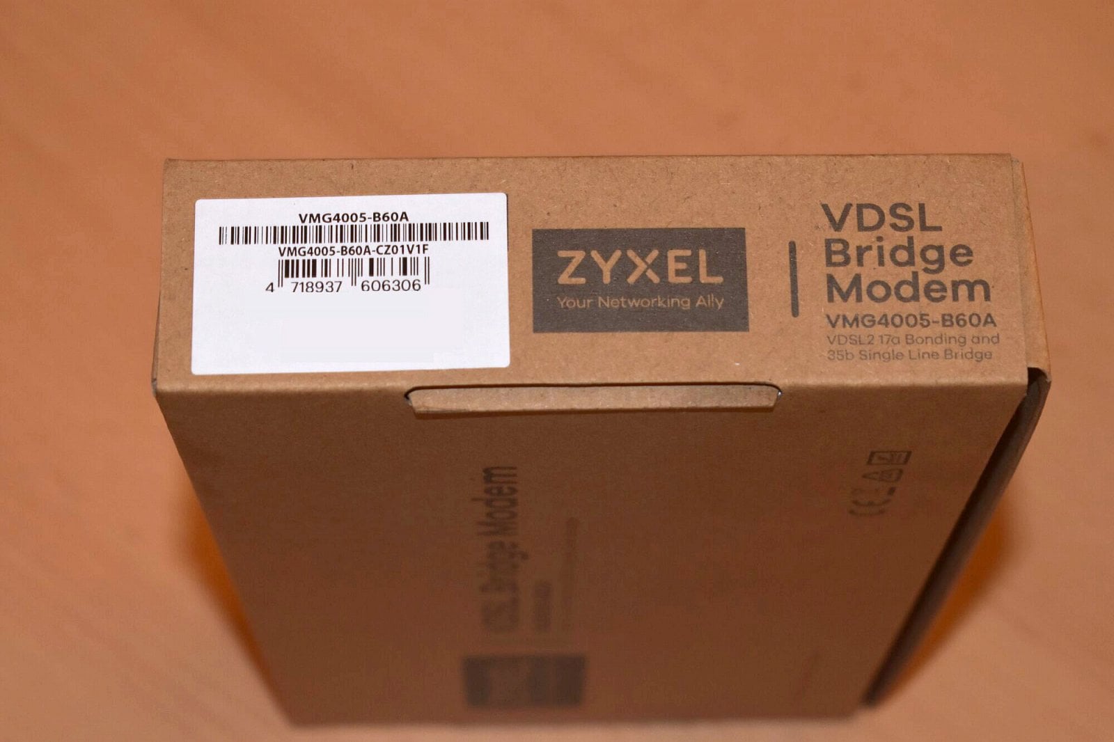 Jedná se o modem ZYXEL VMG4005-B60A