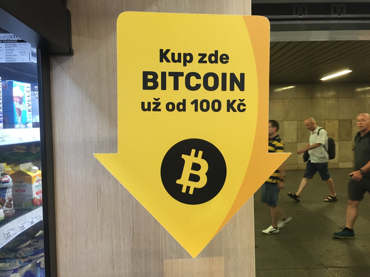 Bankomaty na bitcoin v pražském metru