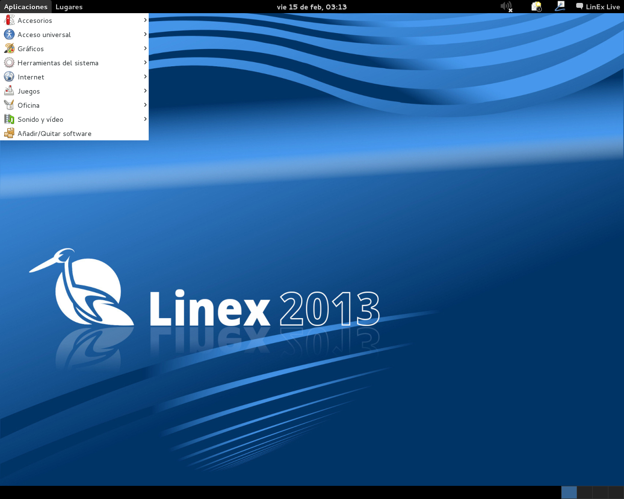 Linuxovou distribuci LinEx vyvinula španělská Extremadura především pro potřeby místního školství a institucí. Základem je Debian a prostředí Gnome.