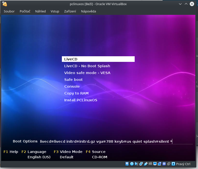 PCLinuxOS 2019.06 MATE - instalace