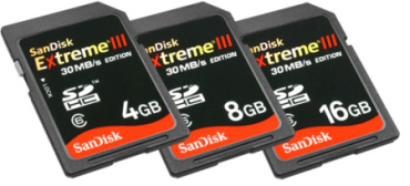 SanDisk SDHC karty