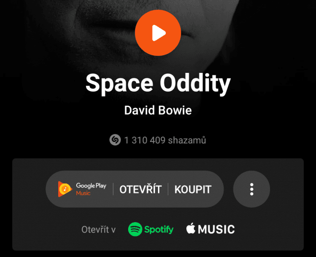 Shazam odkazuje na hudební služby