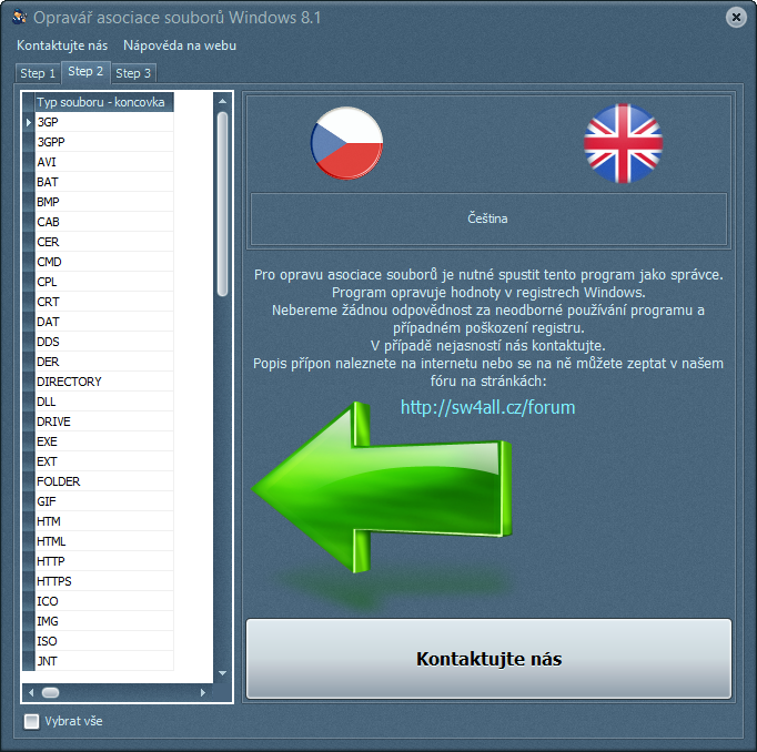 <p>Windows Repair File Association pomůže najít k souborům správné aplikace pro jejich otevření</p>