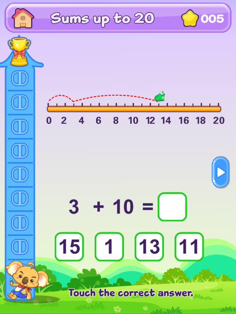 Koala Math pomůže s učením základů matematiky