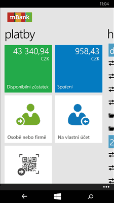 mBank vydala aplikaci pro Windows Phone