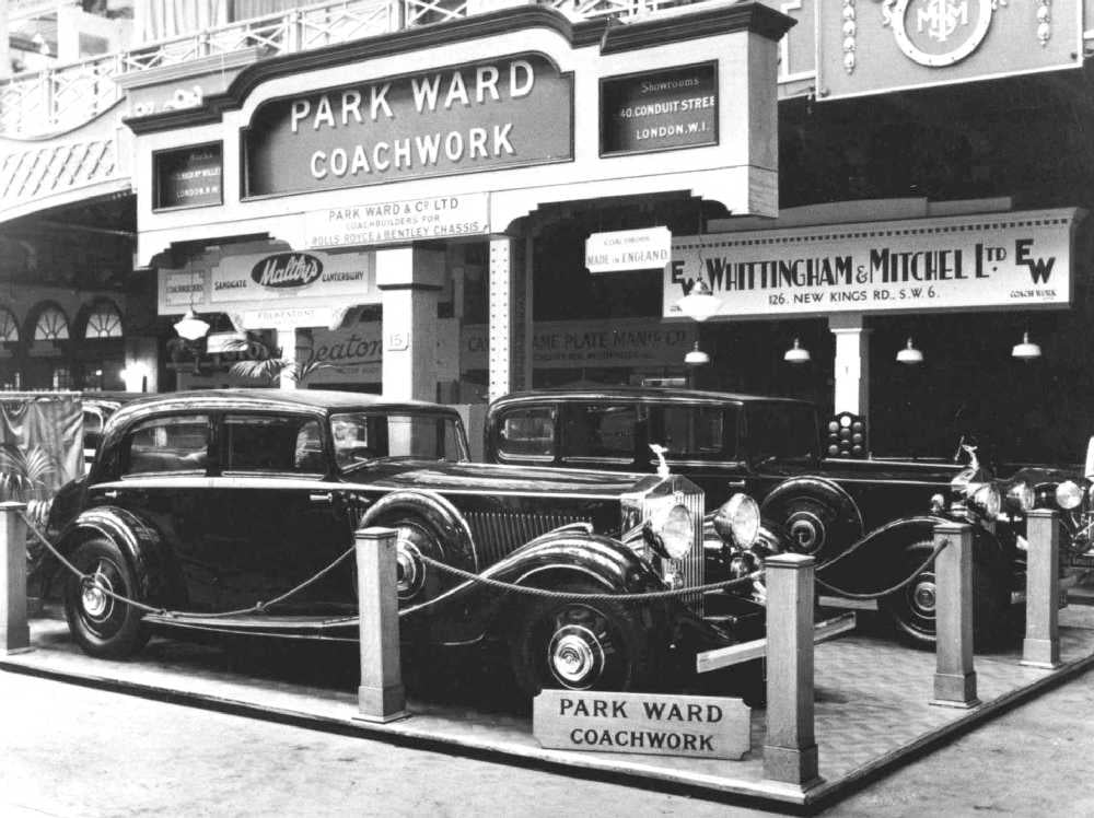 V roce 1933 vystavovala karosárna Park Ward tento elegantní Phantom II.