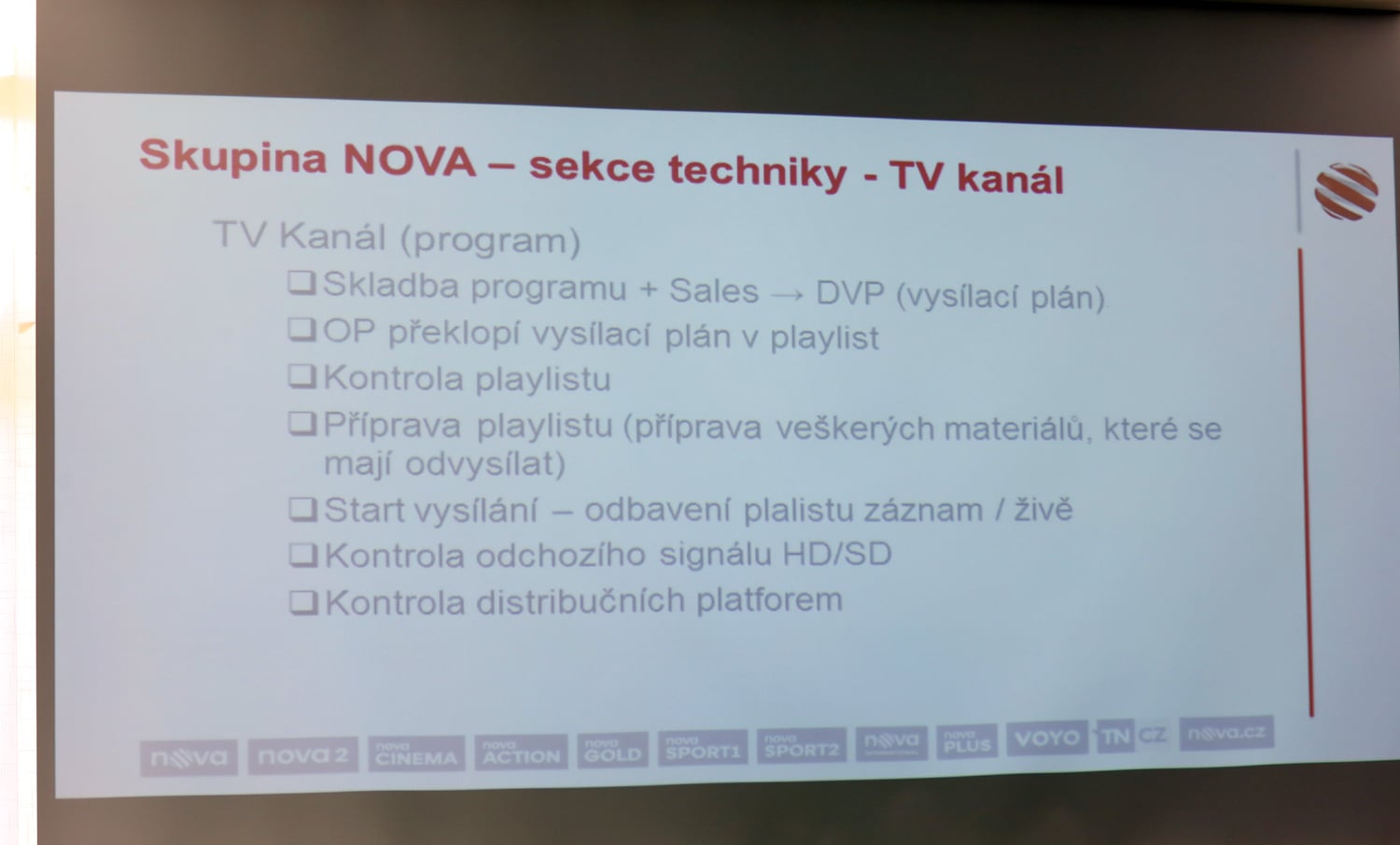 Josef Uher na semináři Digital Broadcasting
