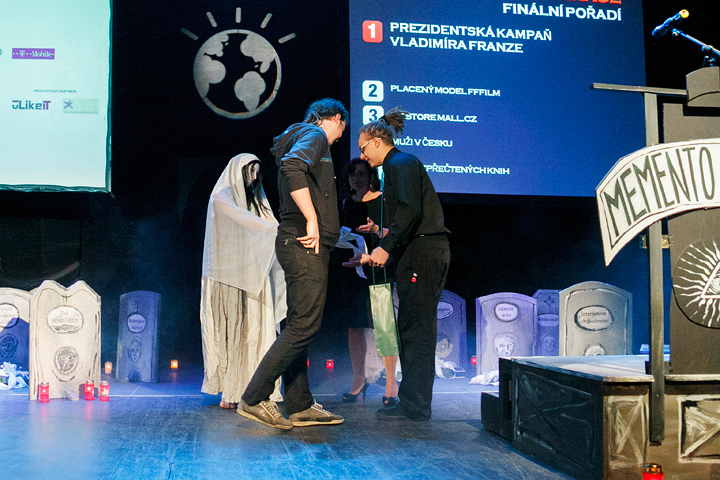 Vojta Bednář, KAteřina Hrubešová a Jakub Hussar