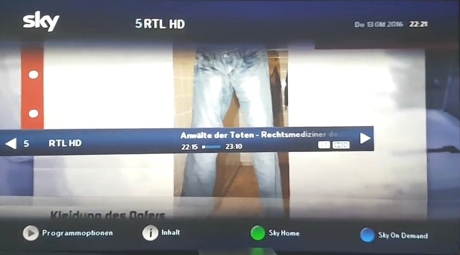 Sky Deutschland - GUI