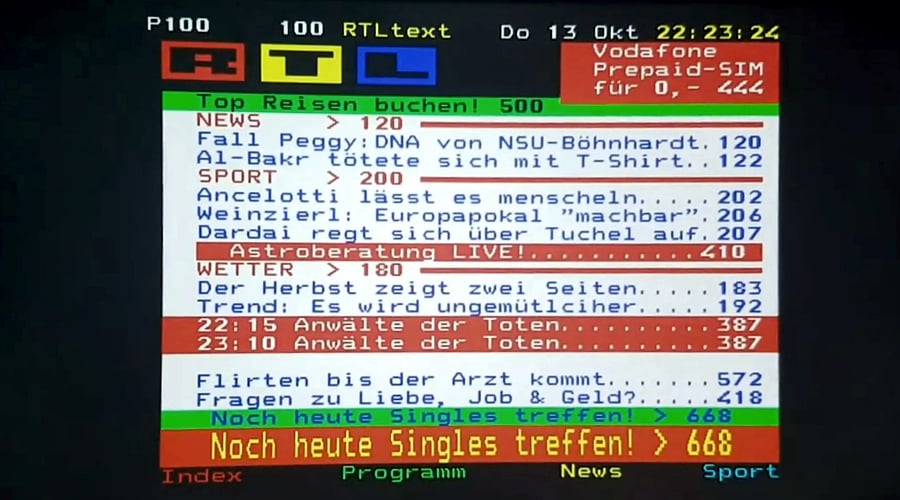 Sky Deutschland - GUI