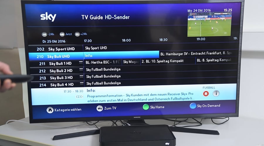 Sky Deutschland - GUI