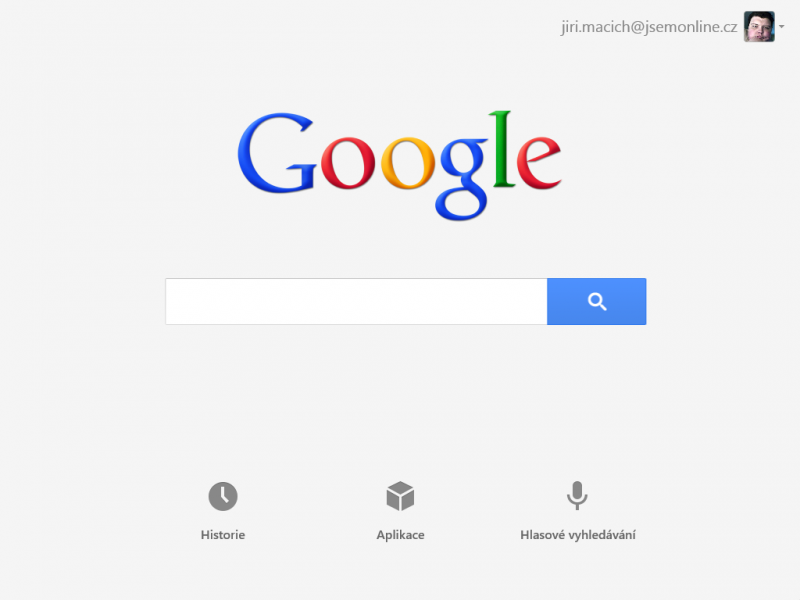 Aplikace Google Search pro Modern UI