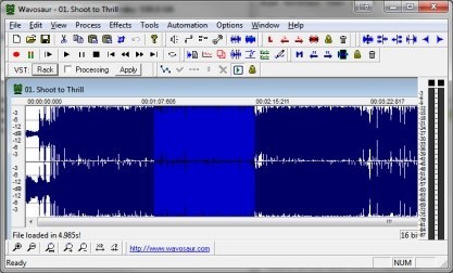 Pomocí Wavosaur upravíte zvukové soubory
