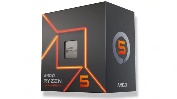 Balení procesoru AMD Ryzen 5 7400F