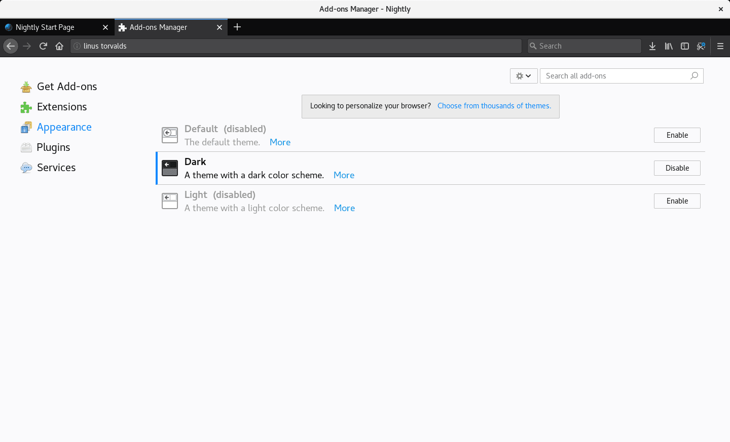 Takto bude vypadat Firefox 57 v černé.