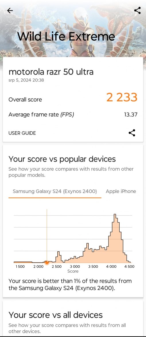 3DMark (Wild Life Extreme)