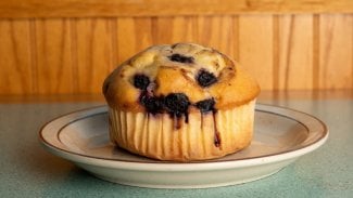 borůvkové muffiny