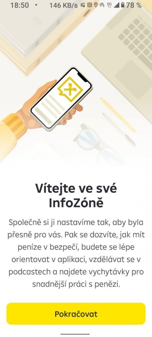 Nová sekce InfoZóna v mobilní aplikaci Raiffeisenbank. (29. 10. 2025)