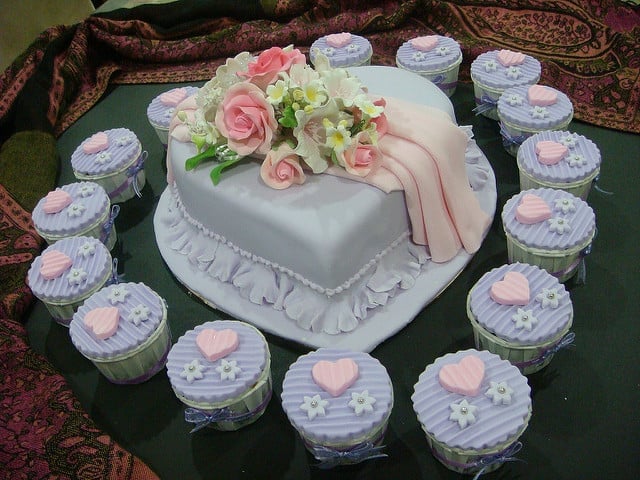 Svatební cupcaky