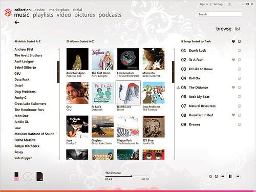 Microsoft Zune Software