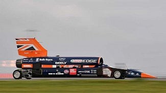 Náhledový obrázek - Rekordní Bloodhound SSC, který zatím své schopnosti nepředvedl, je na prodej za pakatel