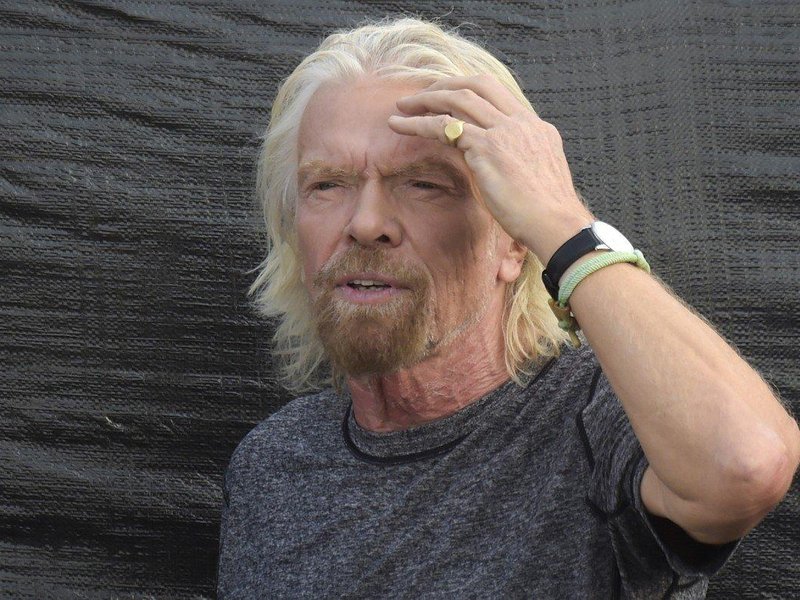  Britský miliardář Richard Branson