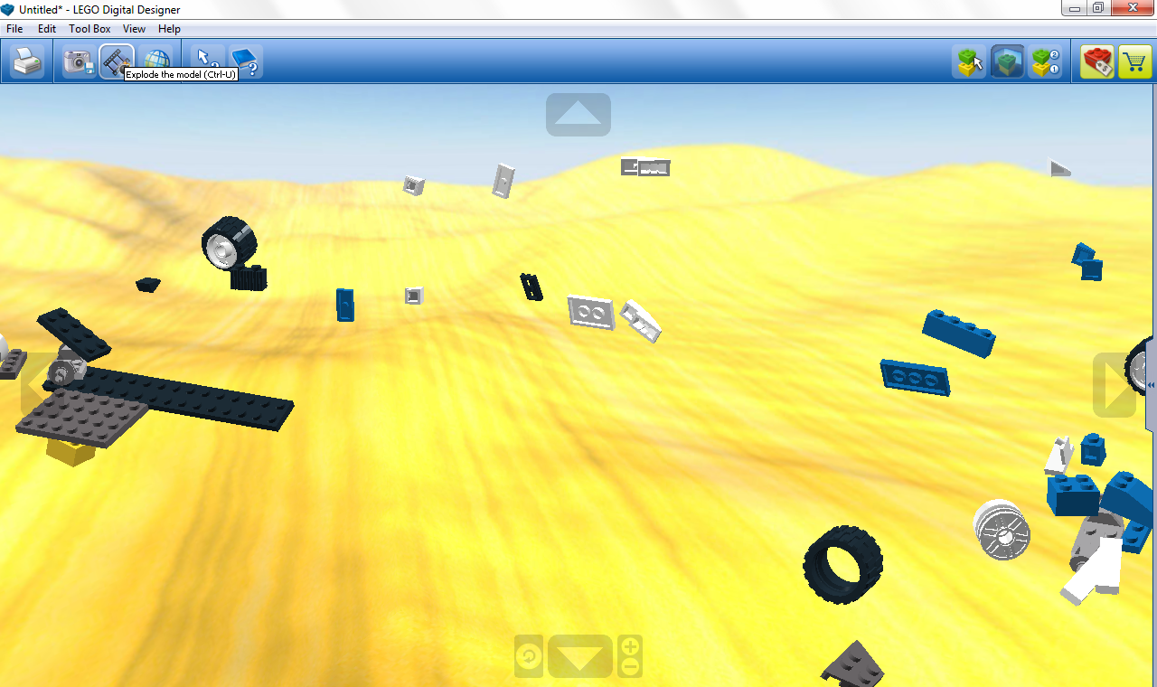 <p>Exploze modelu</p>