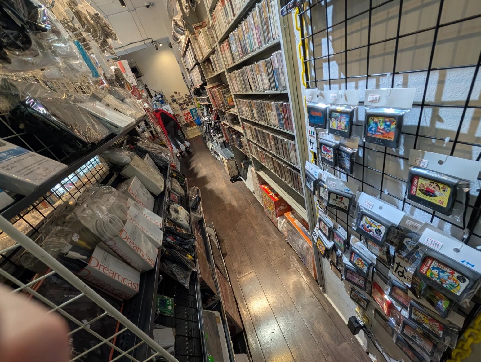 Obchod s retro hrami Retro Game Camp, Tokio Akihabara