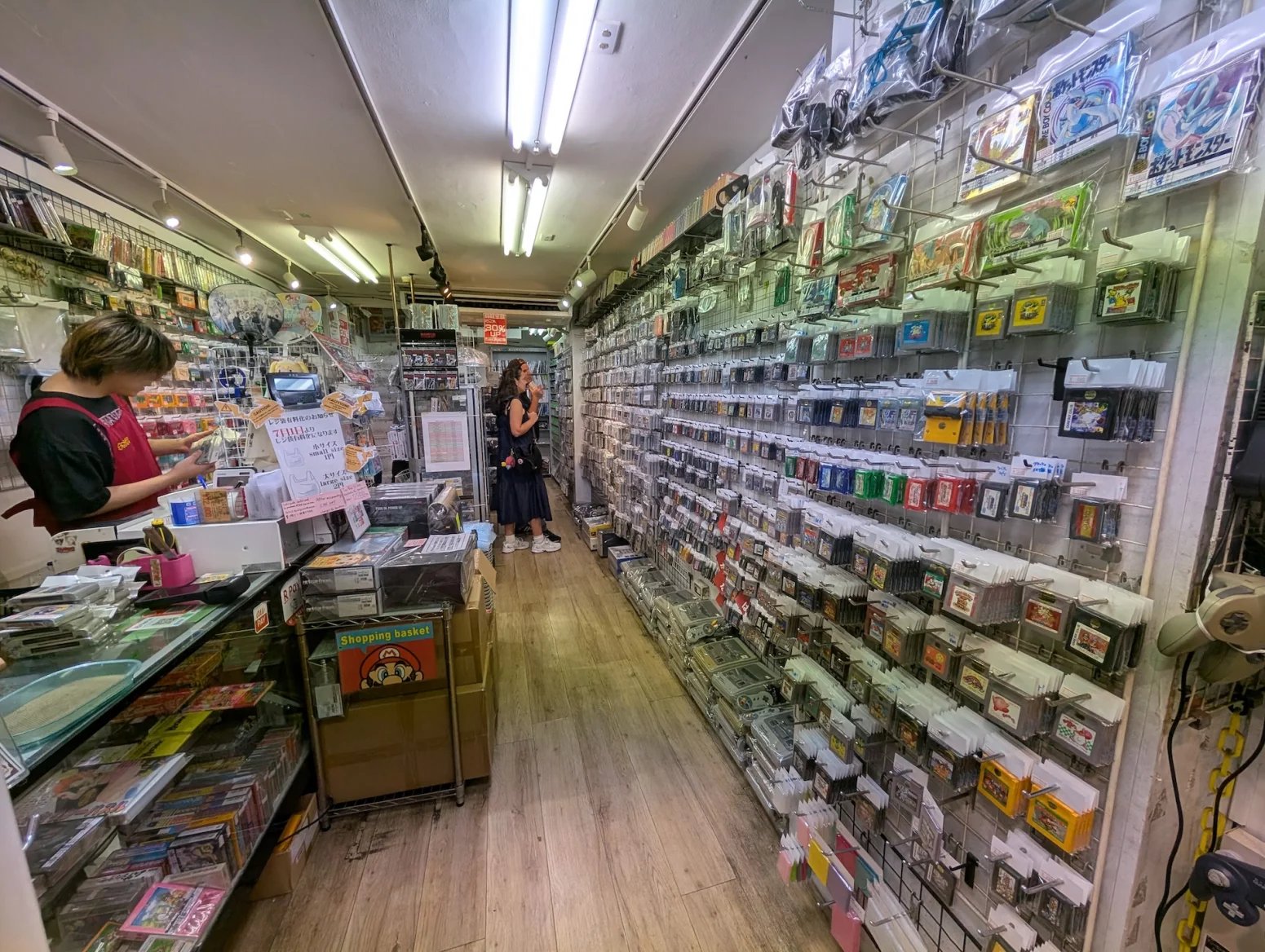 Obchod s retro hrami Retro Game Camp, Tokio Akihabara