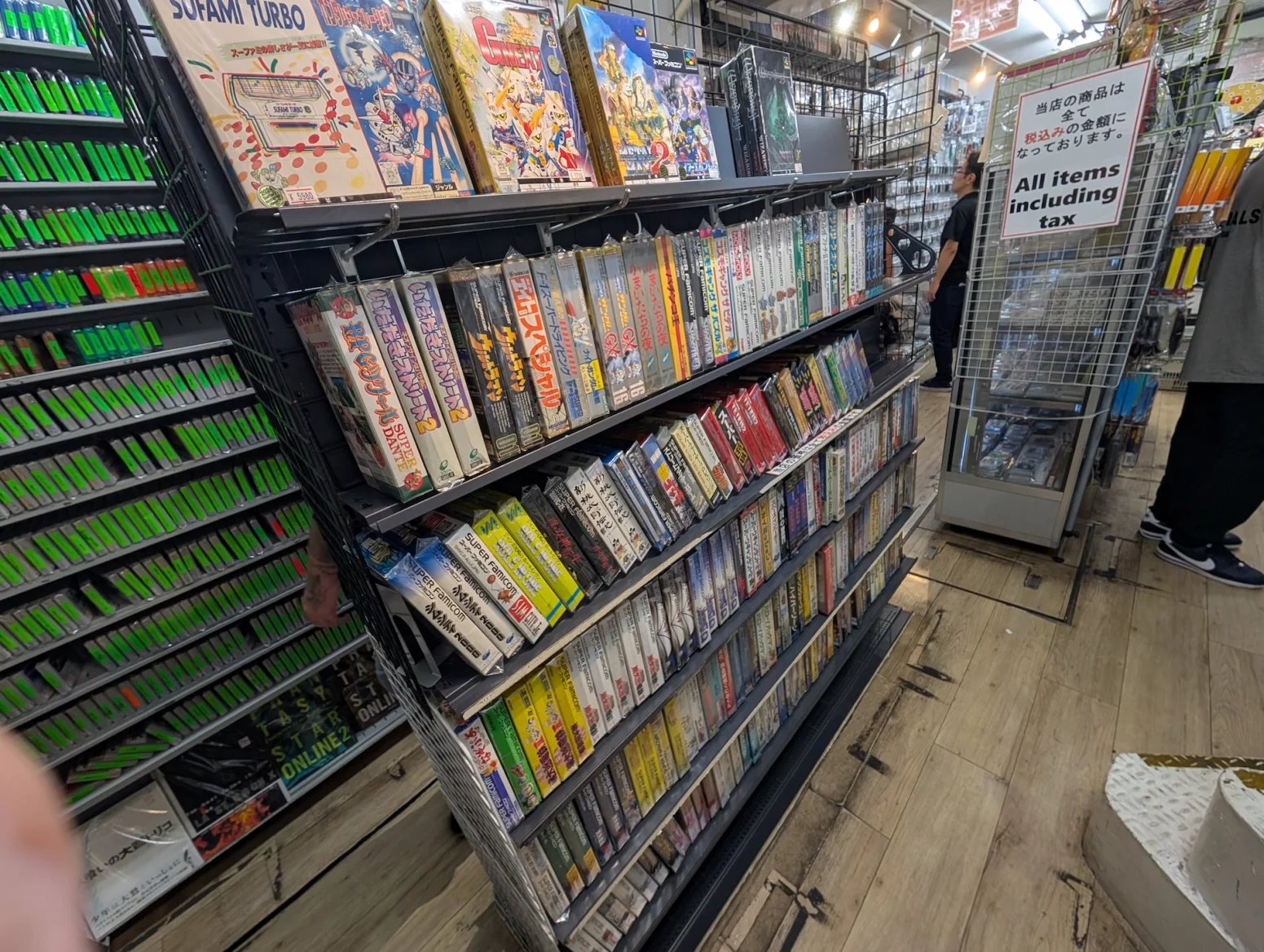 Obchod s retro hrami Retro Game Camp, Tokio Akihabara