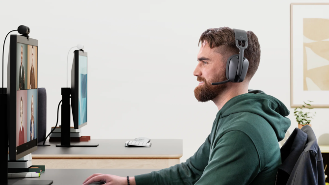 Logitech Zone Vibe Wireless&nbsp;&ndash; sluch&aacute;tka narozen&aacute; pro Teams