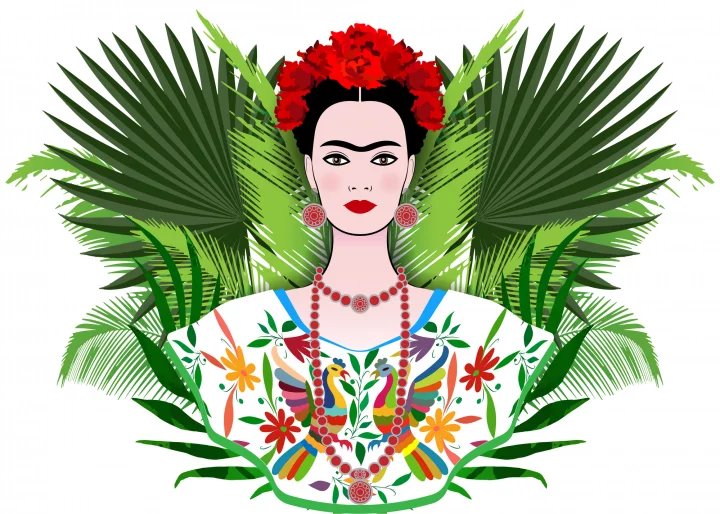 Frida Kahlo se narodila 6. července 1907 jako Magdalena Carmen Frida Kahlo y Calderón v Coyoacán v Mexiku a byla jednou ze čtyř dcer narozených maďarsko-židovskému otci a matce španělsko-mexicko-indiánského původu.