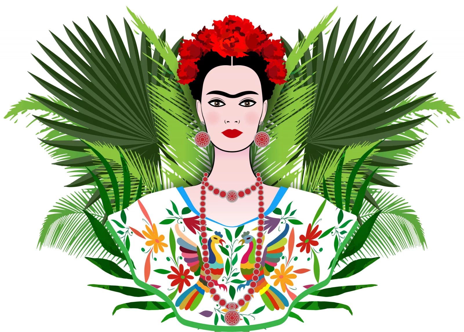 Frida Kahlo se narodila 6. července 1907 jako Magdalena Carmen Frida Kahlo y Calderón v Coyoacán v Mexiku a byla jednou ze čtyř dcer narozených maďarsko-židovskému otci a matce španělsko-mexicko-indiánského původu.
