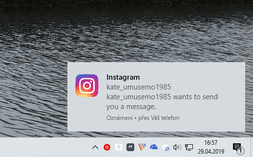 Oznámení z mobilu vypadají stejně jako kterákoli jiná
