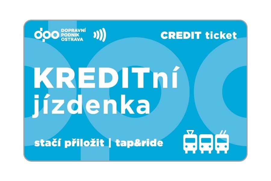 Kreditní jízdenka DPO