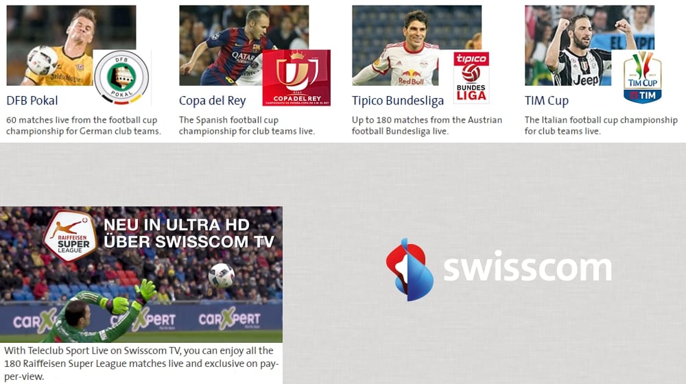 Swisscom TV Air - sport