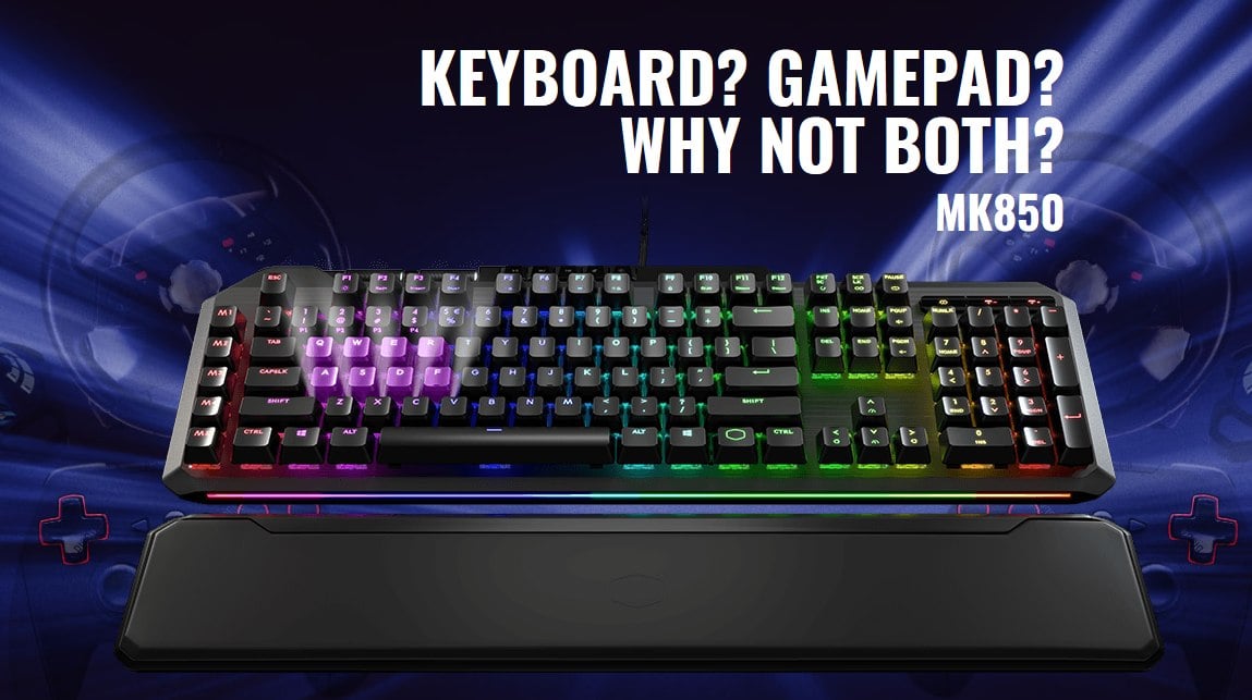 Analogová klávesnice Cooler Master MK850