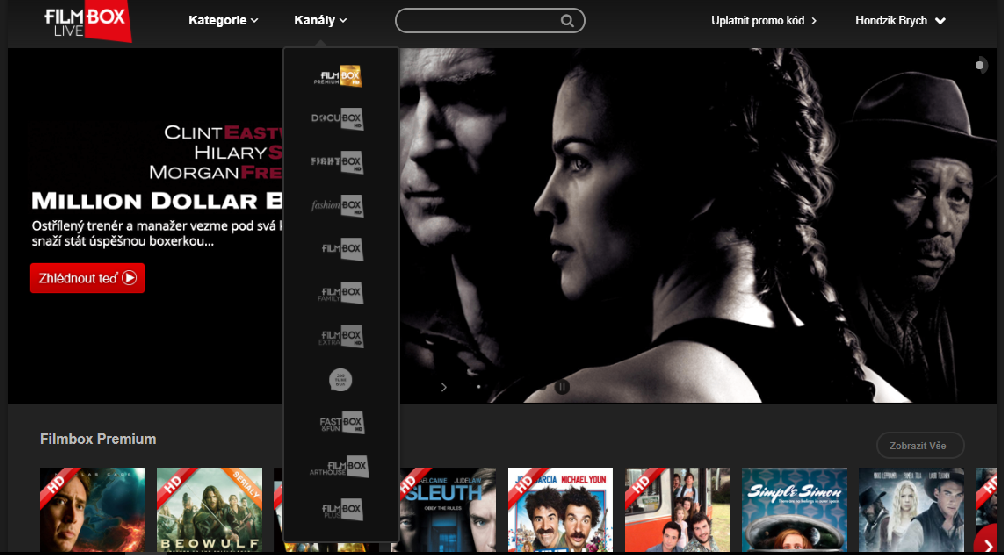 Videotéka Filmbox Live