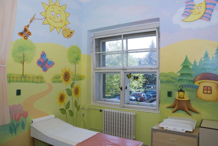 Nástěnné malby v nemocničních a dětských zařízeních