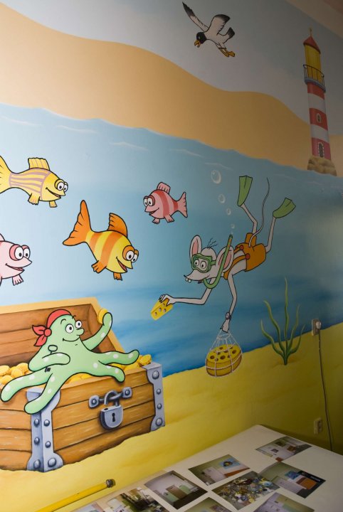 Nástěnné malby v nemocničních a dětských zařízeních