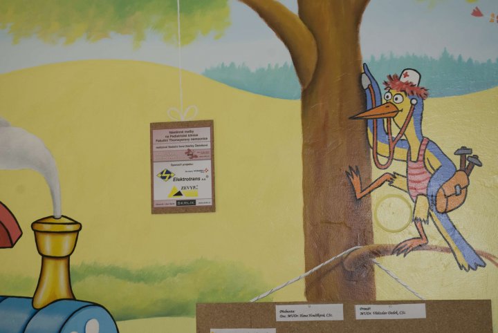 Nástěnné malby v nemocničních a dětských zařízeních