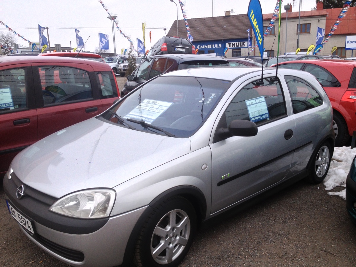 Opel Corsa nabízený s LPG, které nefunguje.