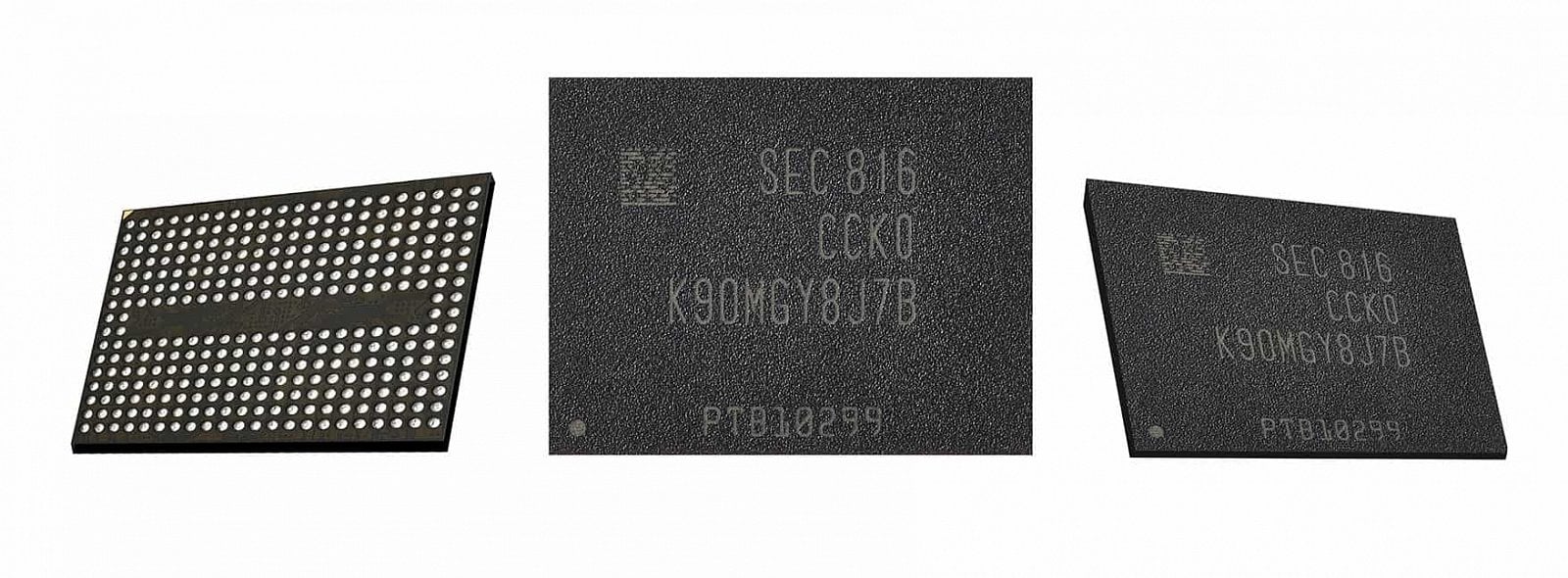 Čipy NAND od Samsungu, pátá generace V-NAND tpyu TLC s kapacitou 256 Gb (32 GB)