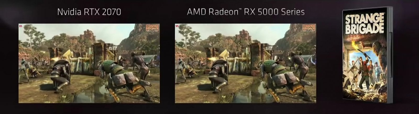 Demo AMD Radeonu RX 5700(?) ve Strange Brigade