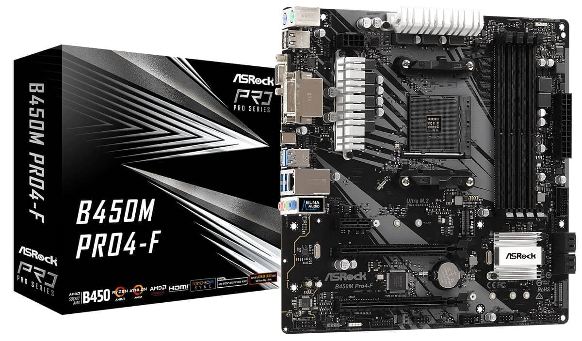 ASRock B450M Pro4 F