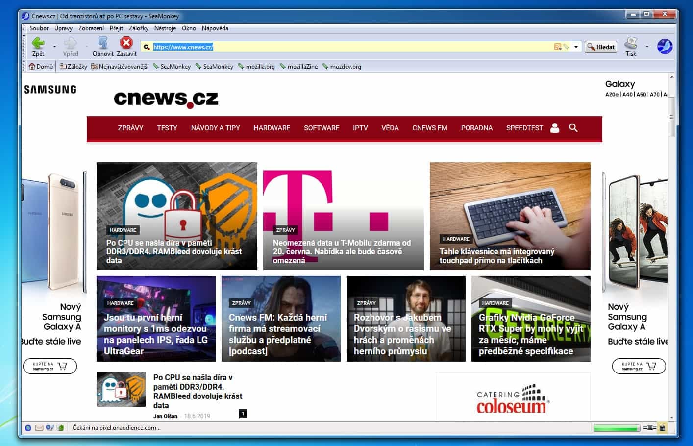 Ačkoli vývojový tým dlouhodobě používá relativně nové verze vykreslovacího jádra, na uživatelské prostředí nesáhl. Někomu takhle zkrátka vyhovuje